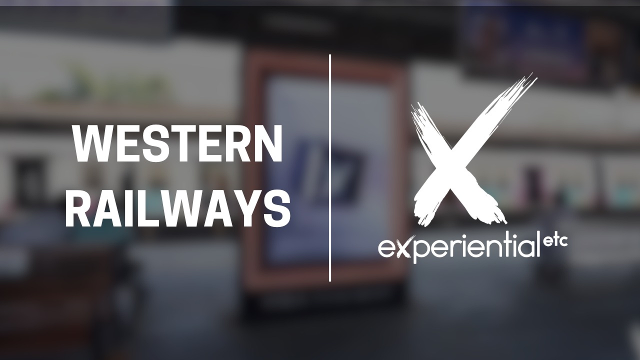 The 3d Anamorphic content was a photo opportunity booth inviting users for Mumbai-Railways