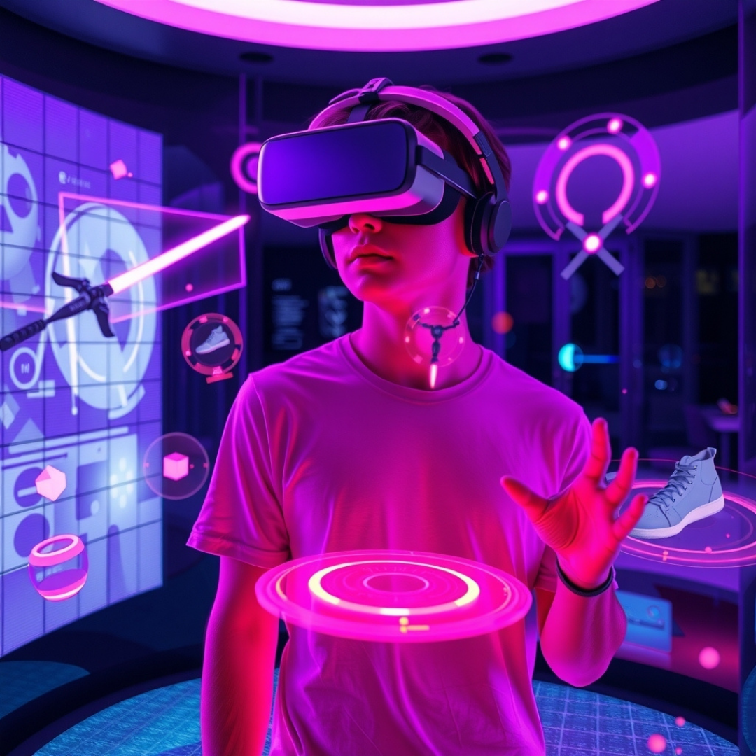 Augmented and virtual reality games for interactive marketing experiences