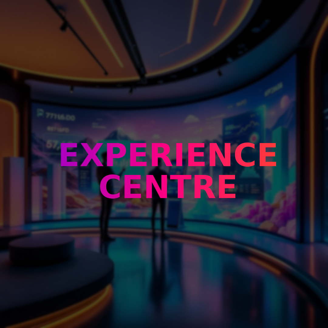 Interactive experience center for experiential marketing innovations