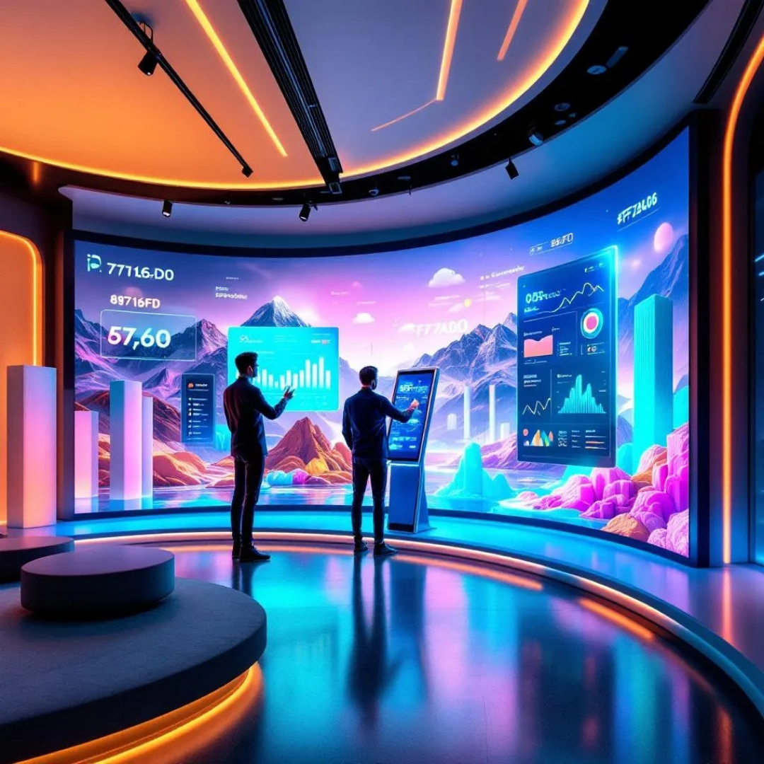 Digital experience center showcasing immersive brand technologies